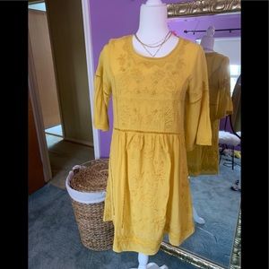 Anthropologie Akemi + Kin Embroidered Dress